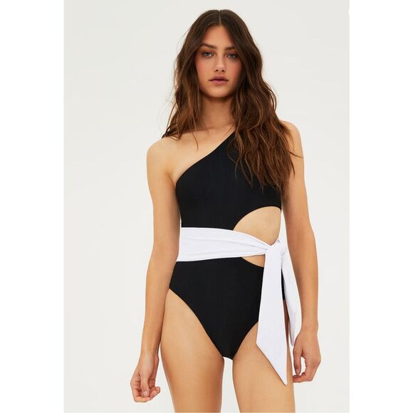 ✨ BEACH RIOT “Carlie” One-Shoulder Cutout Swimsuit – Size S – Made in USA - Picture 12 of 16